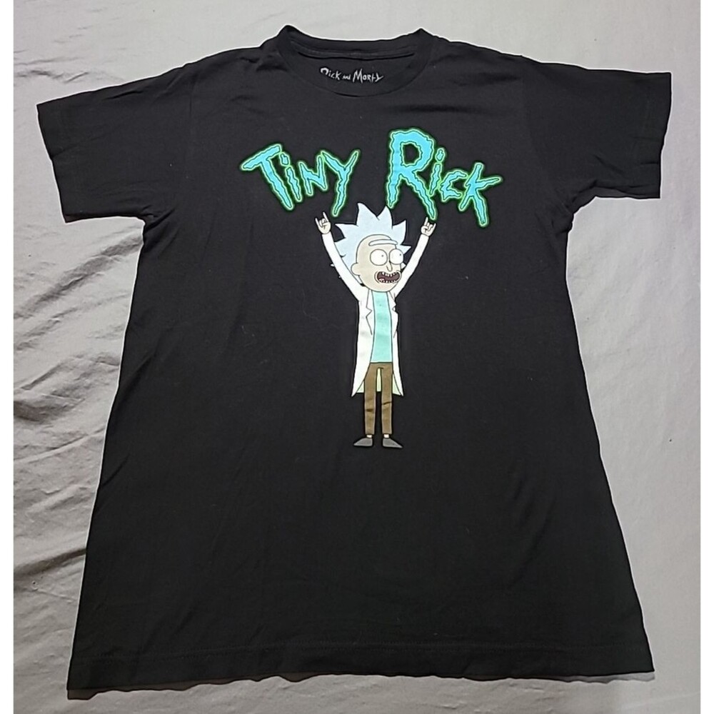 Rick and Morty Tiny Rick Cartoon Network Adult Swim TShirt Small Ripple Junction